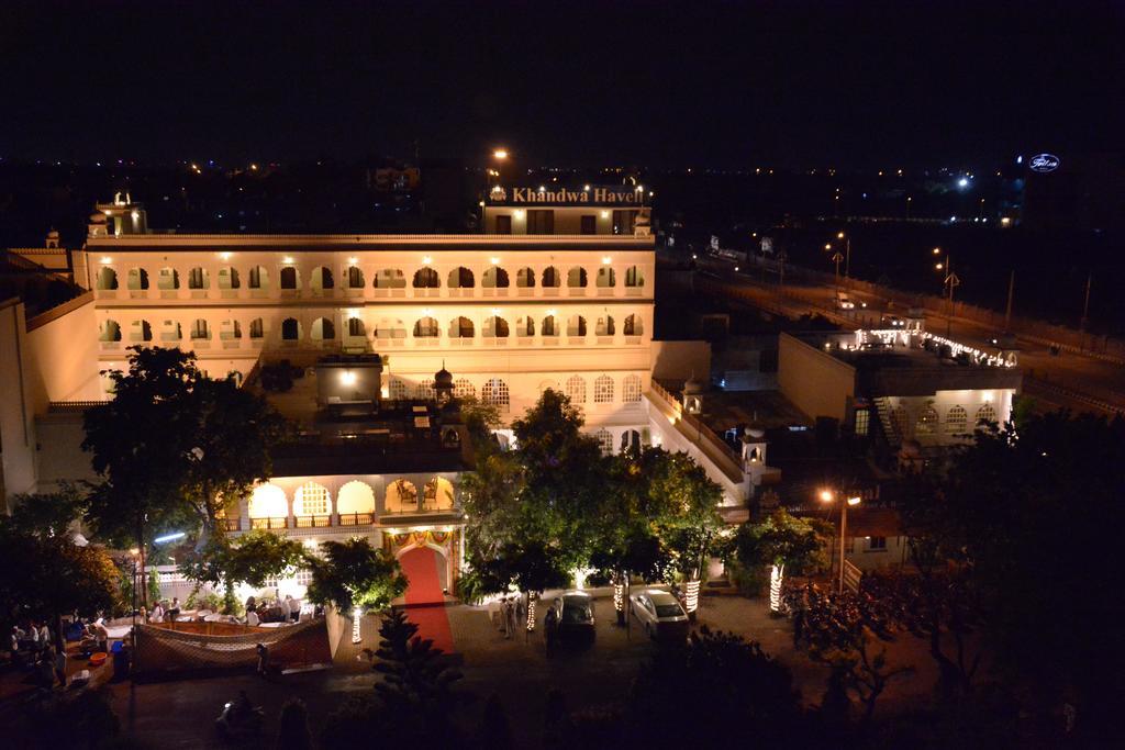 Hotel Heritage Khandwa Haveli Jaipur Exterior foto