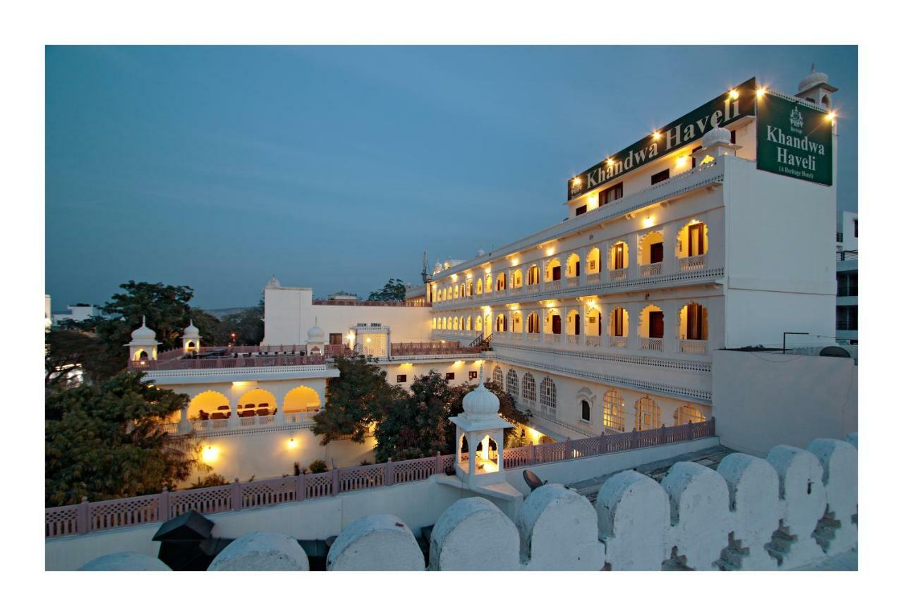 Hotel Heritage Khandwa Haveli Jaipur Exterior foto